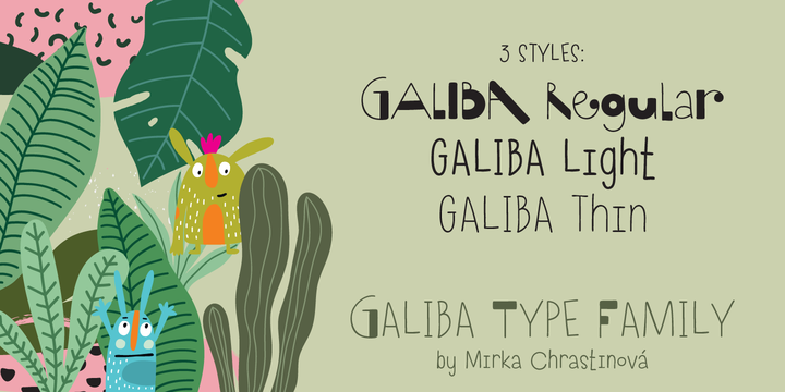 Galiba Font Family
