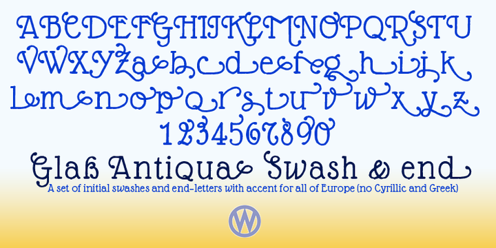 Glass Light Font