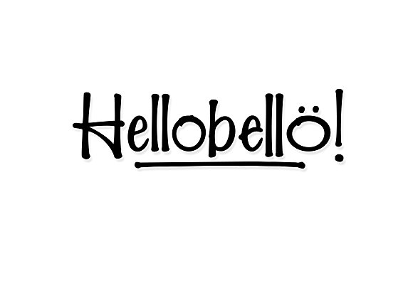 Hellobello Fonts