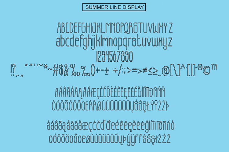 Holiday Summer Beach Font