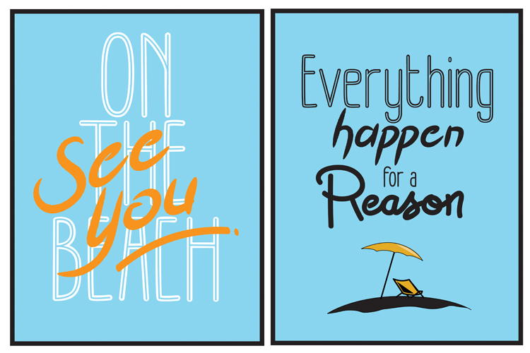 Holiday Summer Beach Font