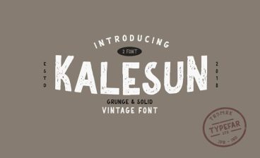Kalesun - 2 Fonts