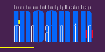 Moanin Font Family