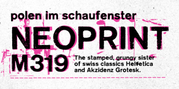 PiS Neo Print M319 Font Family