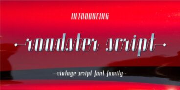 Roadster Script Font Family