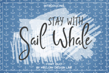 Sail Whale Brush Font