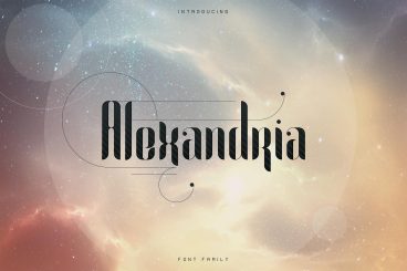 Alexandria Font Family Bonus