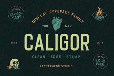 CALIGOR - Display Typeface Font
