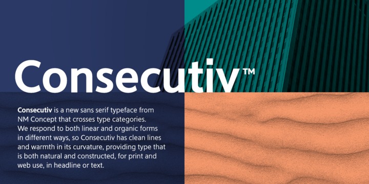 Consecutiv Scrip Font