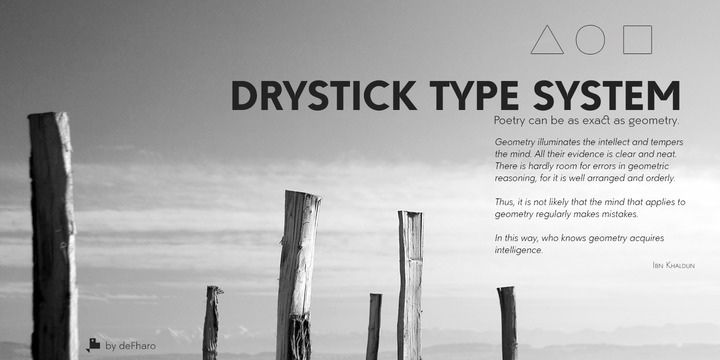 Drystick Geo Grotesk Font Family