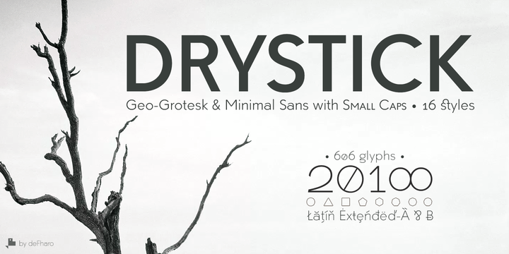 Drystick Geo Grotesk Font Family