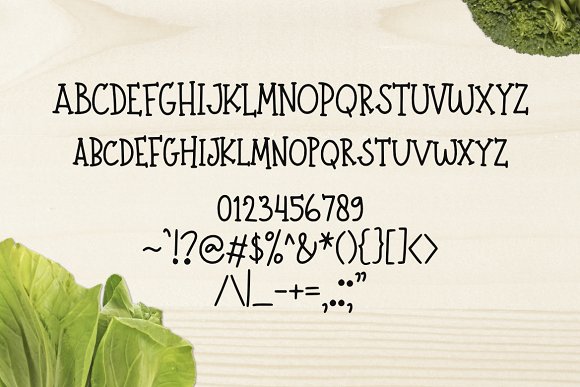 Farmer Market Simple Font