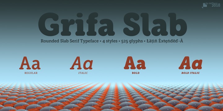 Grifa Slab Font Family