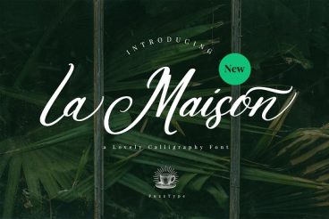 La Maison Script Font