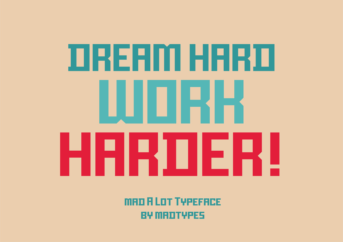 Mad A Lot Font