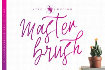 Master Brush Font