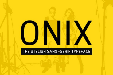 ONIX - Stylish Typeface + Web Fonts