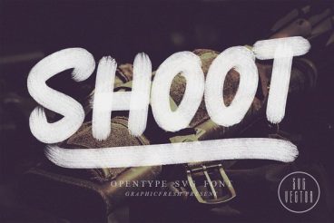 Shoot SVG Font