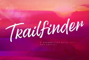 Trailfinder | A Brush Script Font