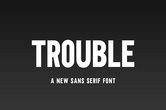 Trouble Font