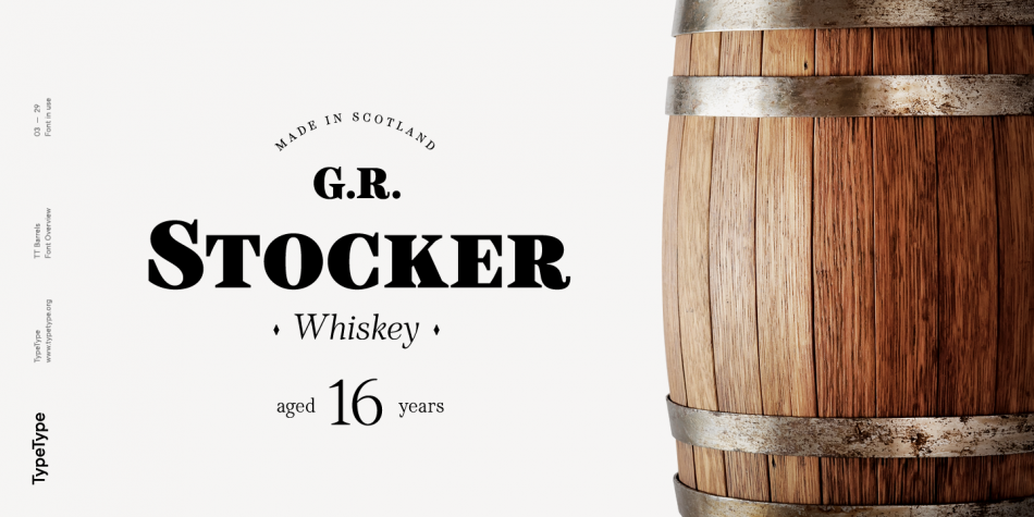 TT Barrels Font