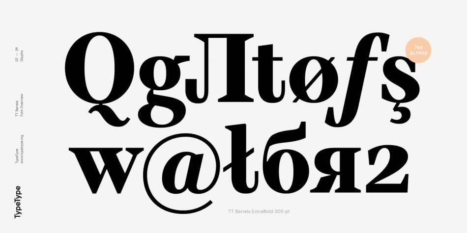 TT Barrels Font