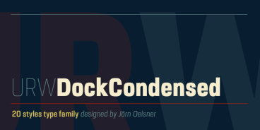 URW Dock Condensed Font Family