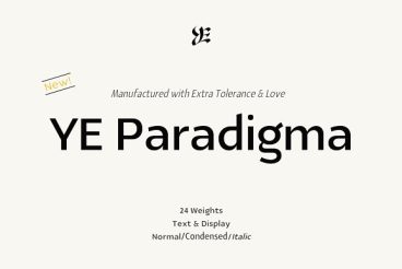 YE Paradigma Font