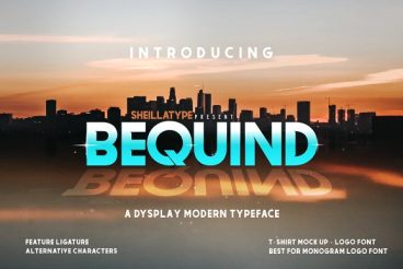 BEQUIND - A MODERN DYSPLAY FONT