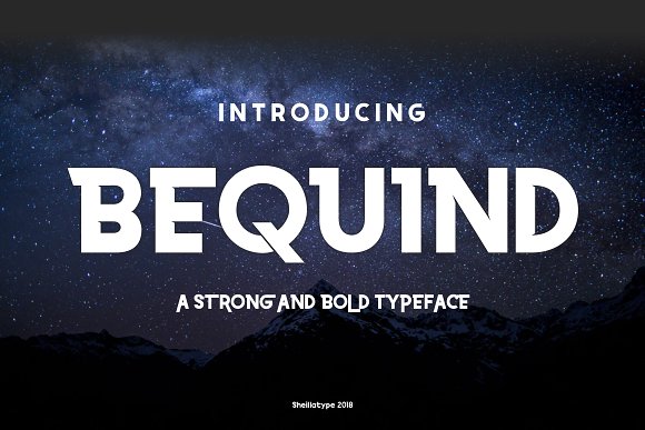 BEQUIND - A MODERN DYSPLAY FONT