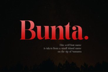 Bunta Serif Font