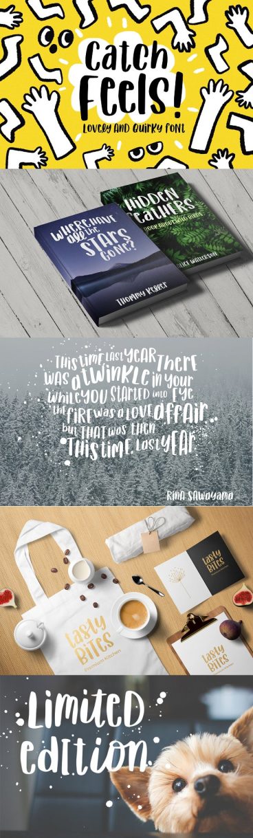Catch Feels - Lovely and Quirky font