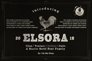 Elsora Script Font