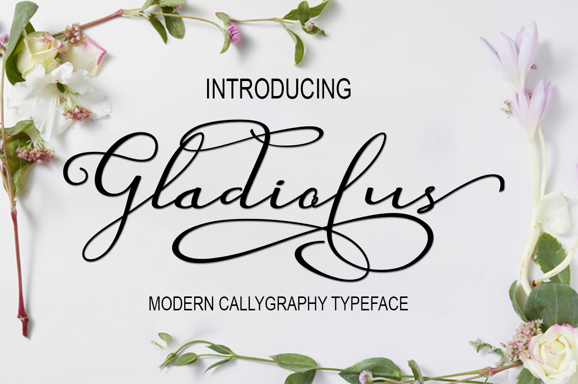 Gladiolus Script Font