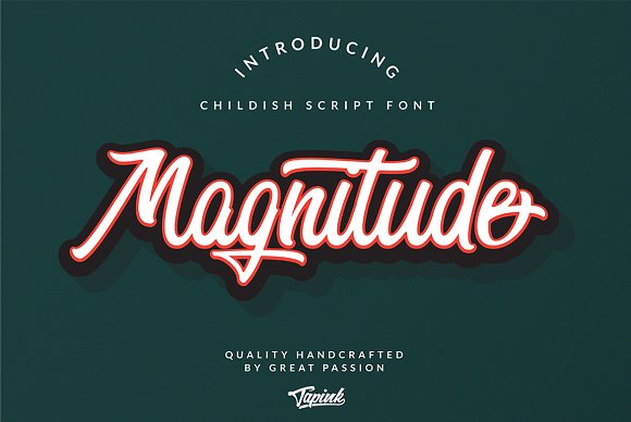 Magnitude Script Font