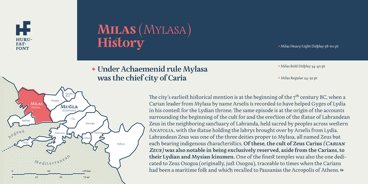 Milas Font Family Milas Font Family