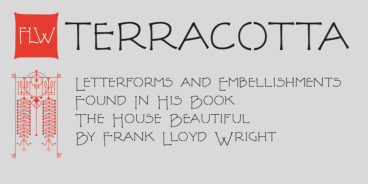 P22 FLW Terracotta Font Family