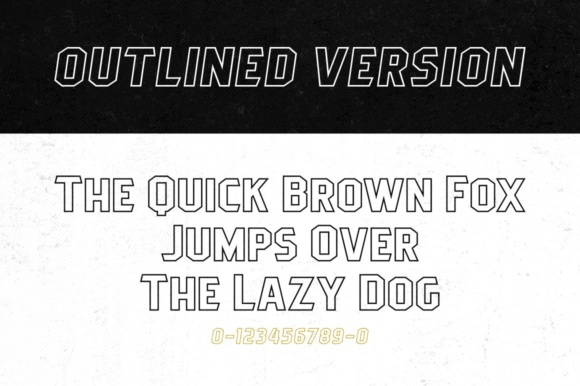 Pittsbrook Outline Font Pittsbrook Outline Font