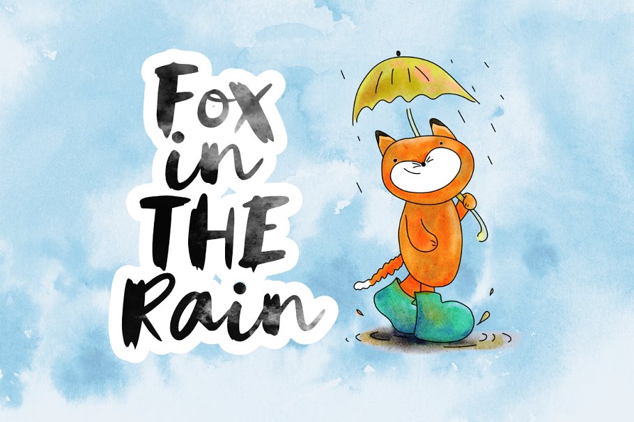 Rainy Day Brush Font