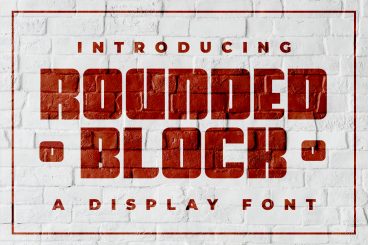 Rounded BlockLogo Font