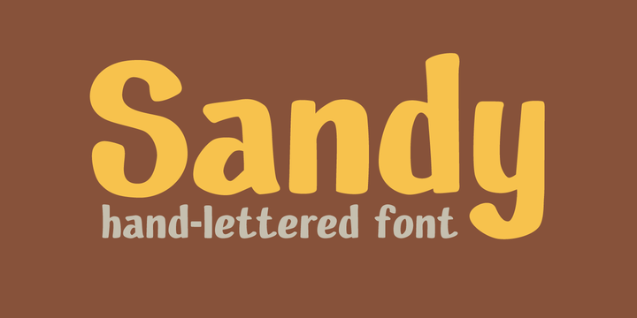 Sandy Script Font - Free Font