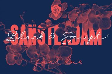Sansredam Black & Script