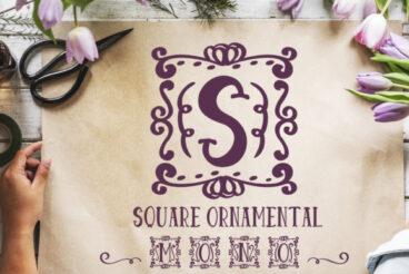 Square Ornamental Monogram