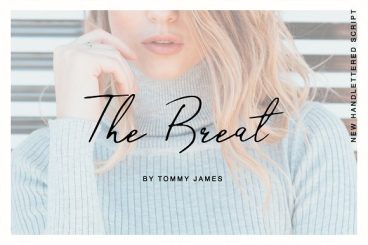 The Breat script Font