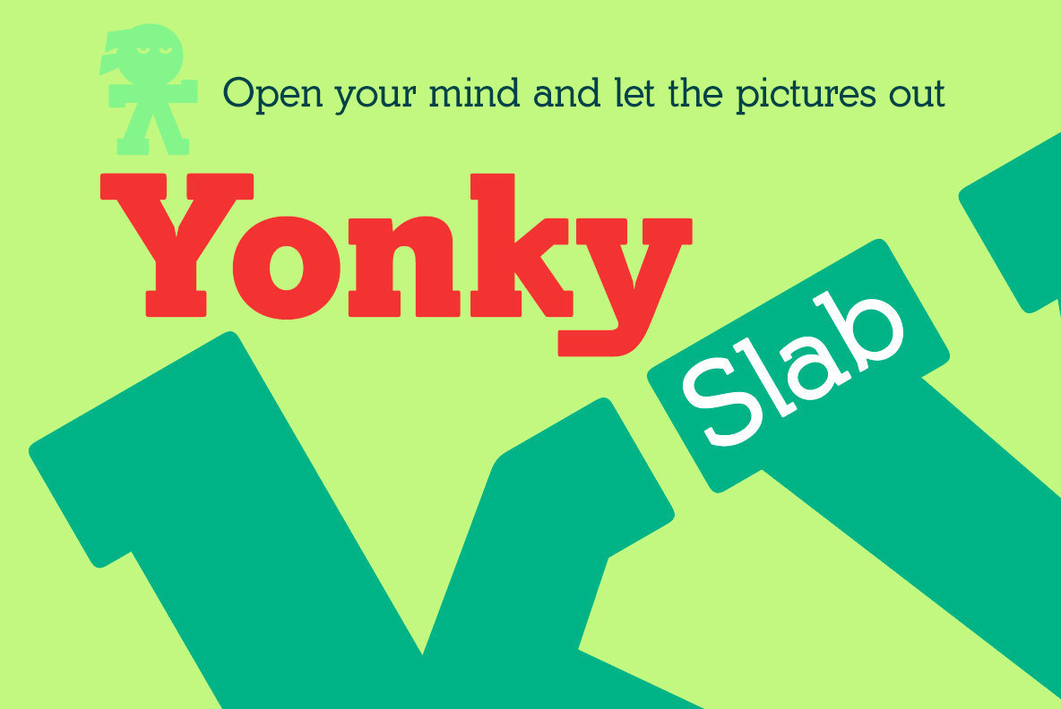 Yonky Slab Font Family Yonky Slab Font Family