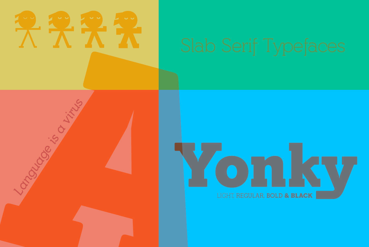 Yonky Slab Font Family Yonky Slab Font Family