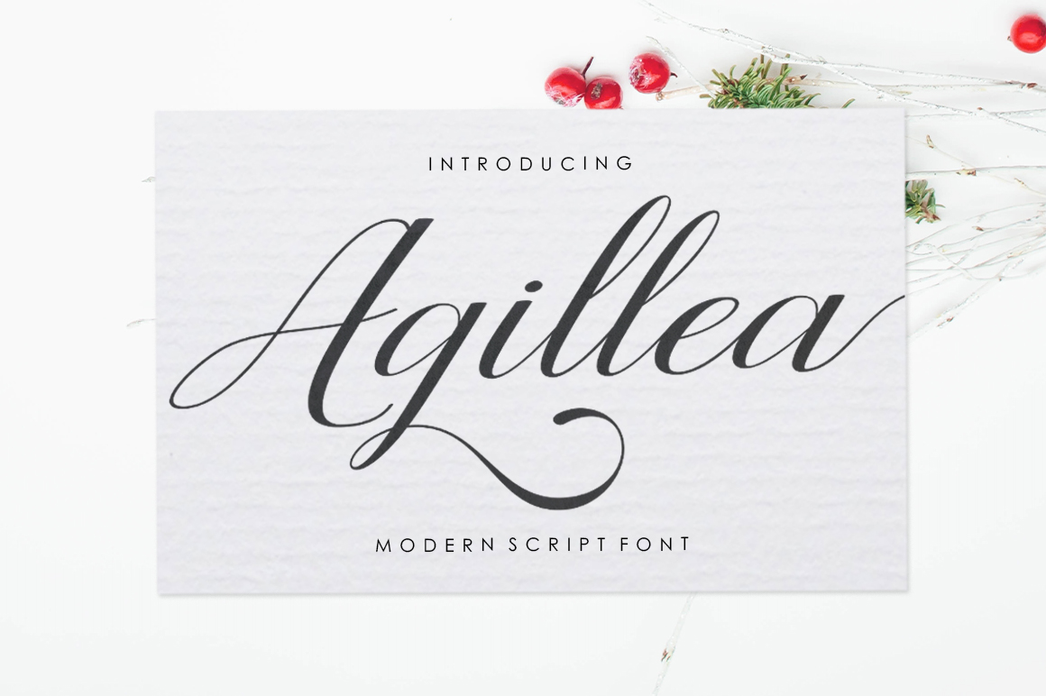 Agillea Script Font