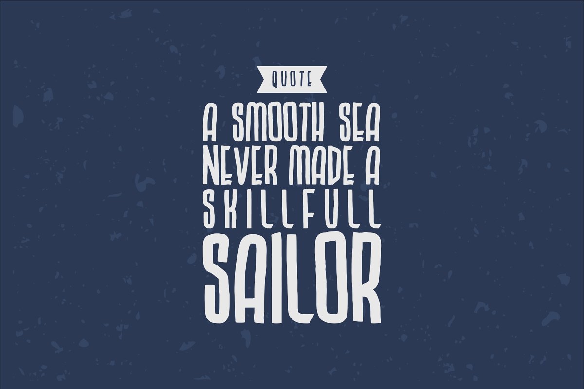 BLUE CAPTAIN TYPEFACE