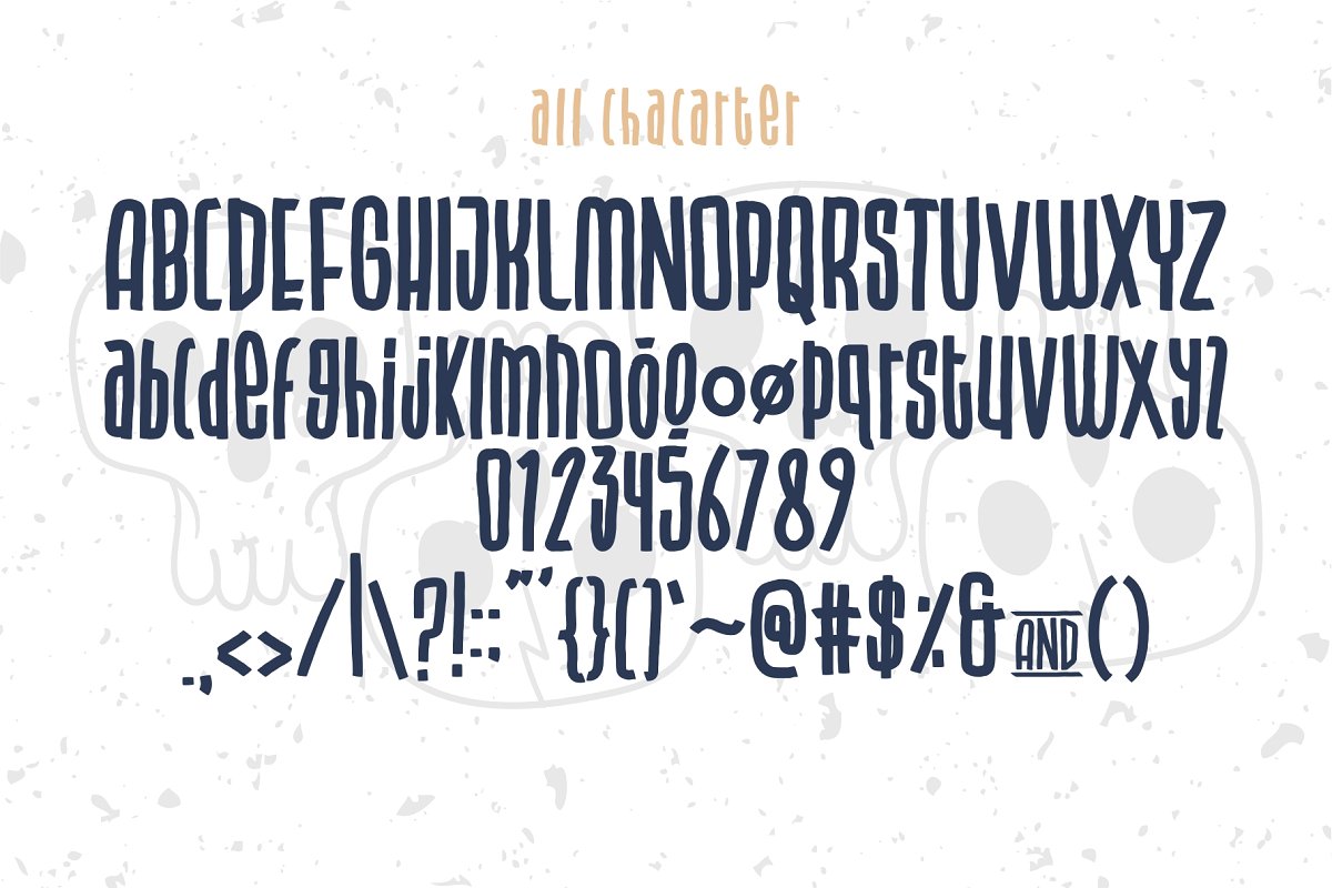 BLUE CAPTAIN TYPEFACE