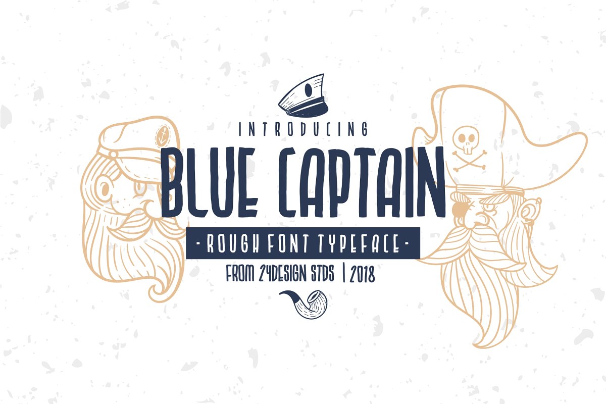 BLUE CAPTAIN TYPEFACE